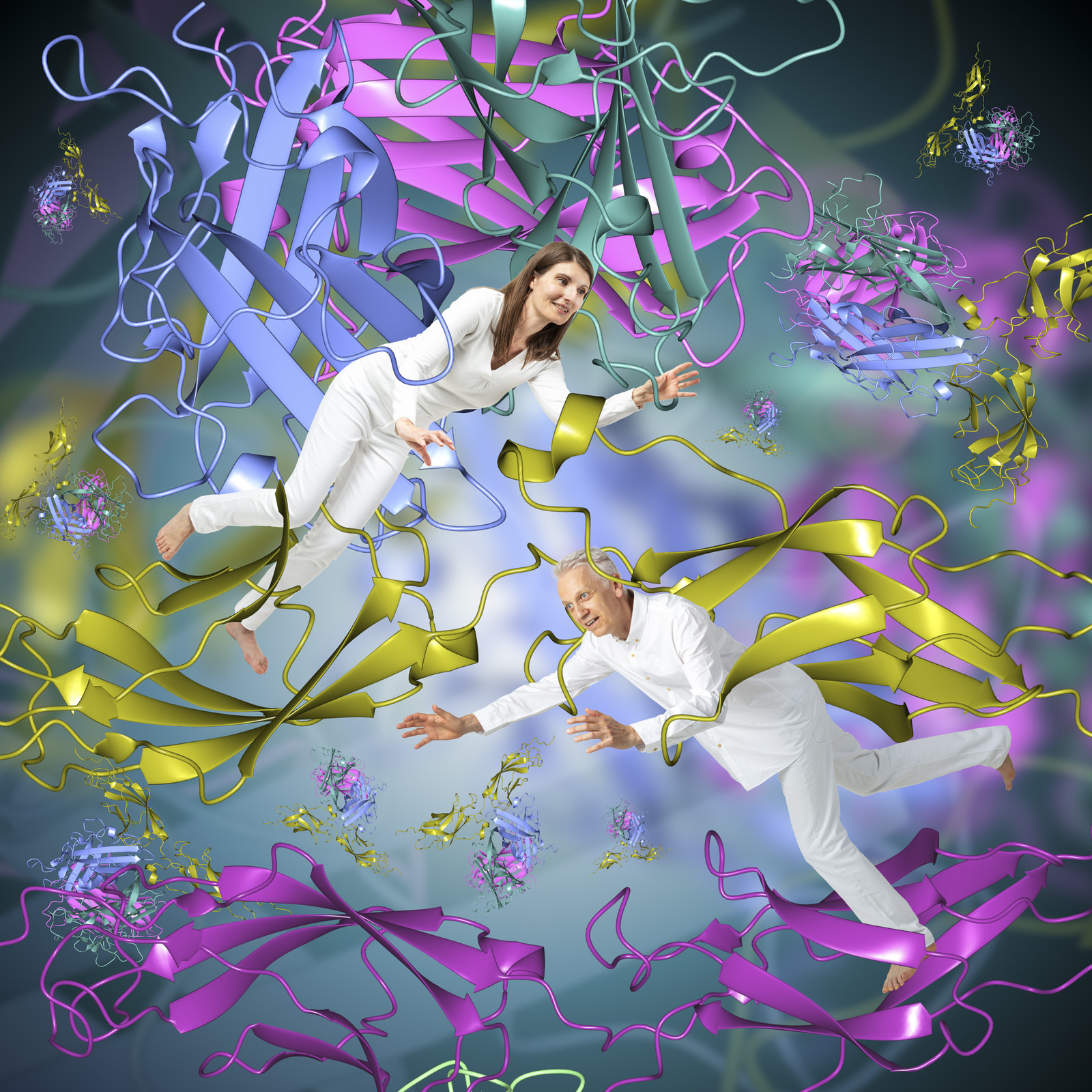 Pour pénétrer dans une cellule un virus doit s’attacher à une protéine de celle-ci qui lui sert de récepteur. Les scientifiques cherchent à repérer quelle partie du virus se fixe sur nos cellules. En identifiant cette zone et en comprenant bien sa structure, il leur sera possible de développer des molécules antivirales avec la même structure et venant se loger dans cette zone, pour empêcher la fixation du virus sur nos cellules.Ils cherchent aujourd’hui comme dans un amas infini de molécules, celle qui pourrait correspondre.